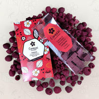 Cioccolato Bianco al Lampone 38% - Cubotti da 100g | Gusto Equilibrato e Delicato - Corezzi Cioccolato