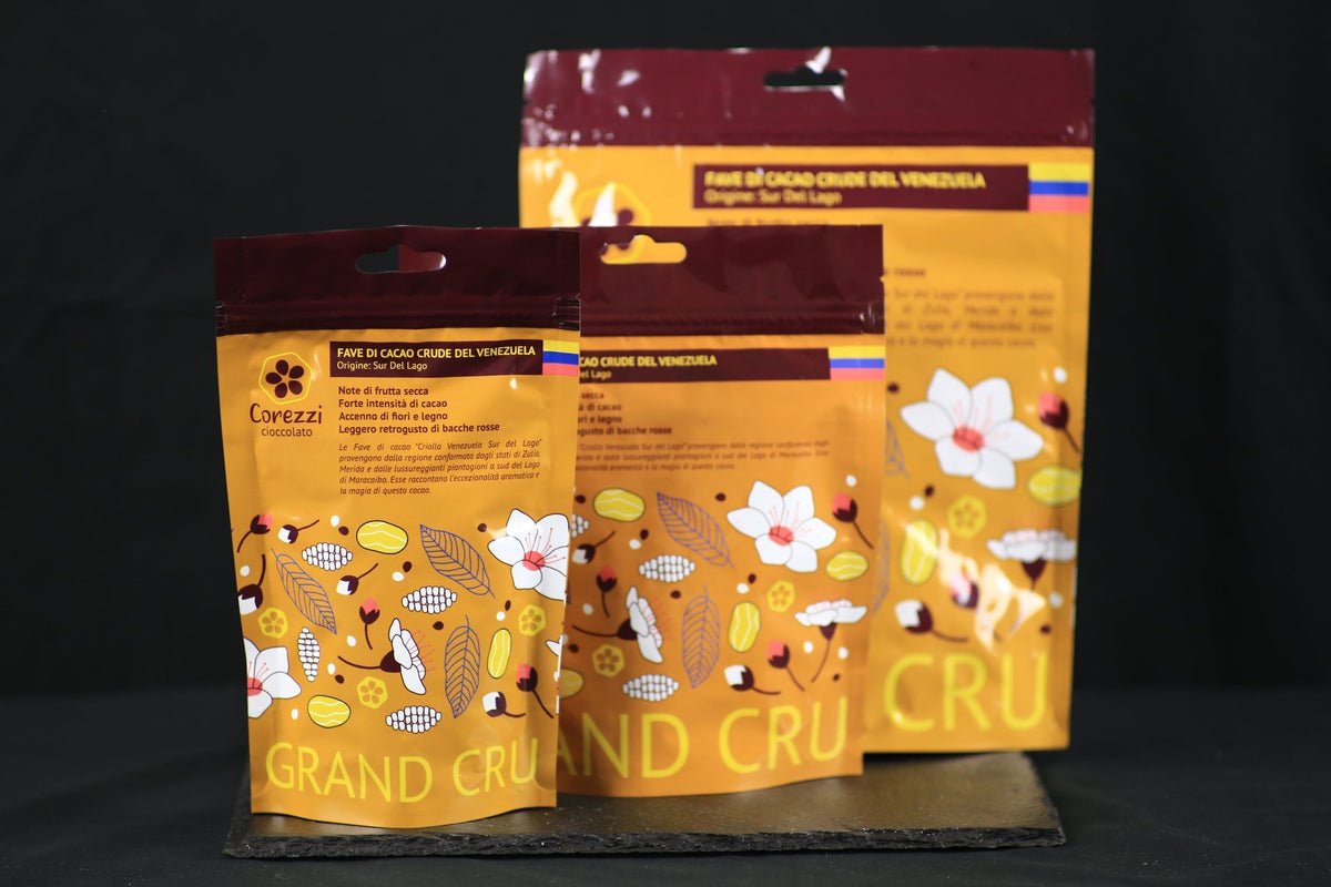Fave di Cacao Crude Sur del Lago – Cacao Biologico Criollo dal Venezuela | Intenso e Aromatico - Corezzi Cioccolato